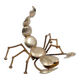 Brass and metal scorpion - 1970s