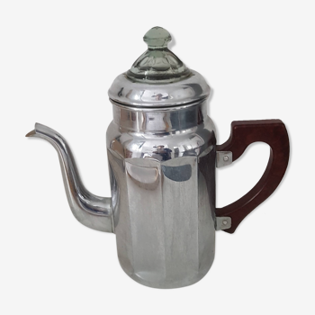 Old chrome and bakelite coffee maker