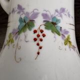 Porcelain Coffee Pot Decorated with Currants - Vintage 1900