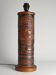 Mid-Century Modern Aztec Motif Hand Tooled Leather Table Lamp
