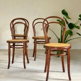 Chaises Thonet antique fin 19ème siècle modèle 14