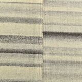 10x13 Kilim Gray, Beige, Black Modern Turkish Kilim Rug, 294x384Cm