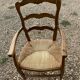 Series of 4 "good woman" mulched chairs