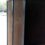 Vintage Parisian glass cabinet.