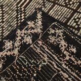 5x9 Cream Brown Handmade Kilim Rug, 151x286Cm