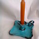 Candlestick enamelled "cellar rat"