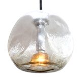 Spherical suspended glass and chrome 1970 s