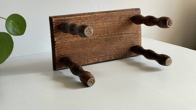 TABOURET Vintage BOIS Tourné