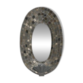 Chandelier with mirror and mosaic from the 1950s.