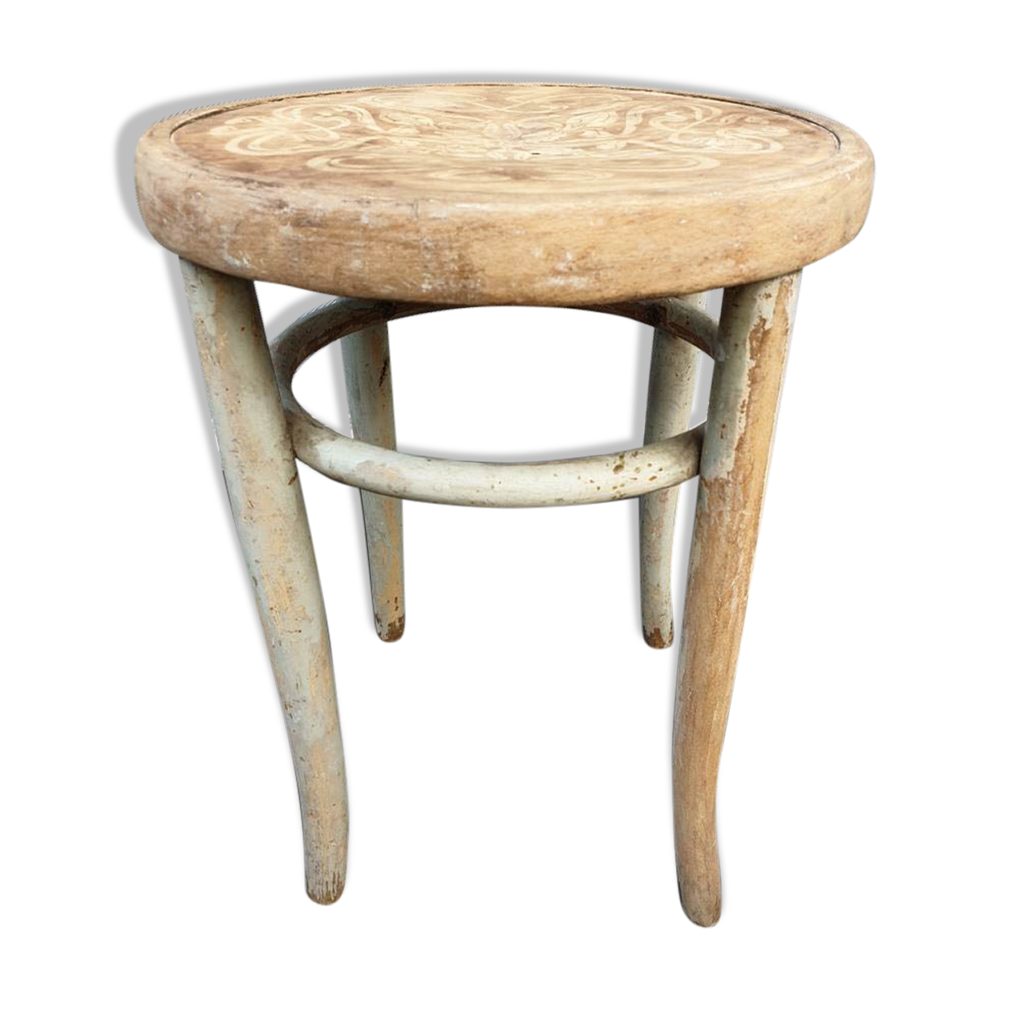 Fischel art nouveau motif estaminet tabouret