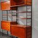 Scandinavian wooden bookcase from the 1960s