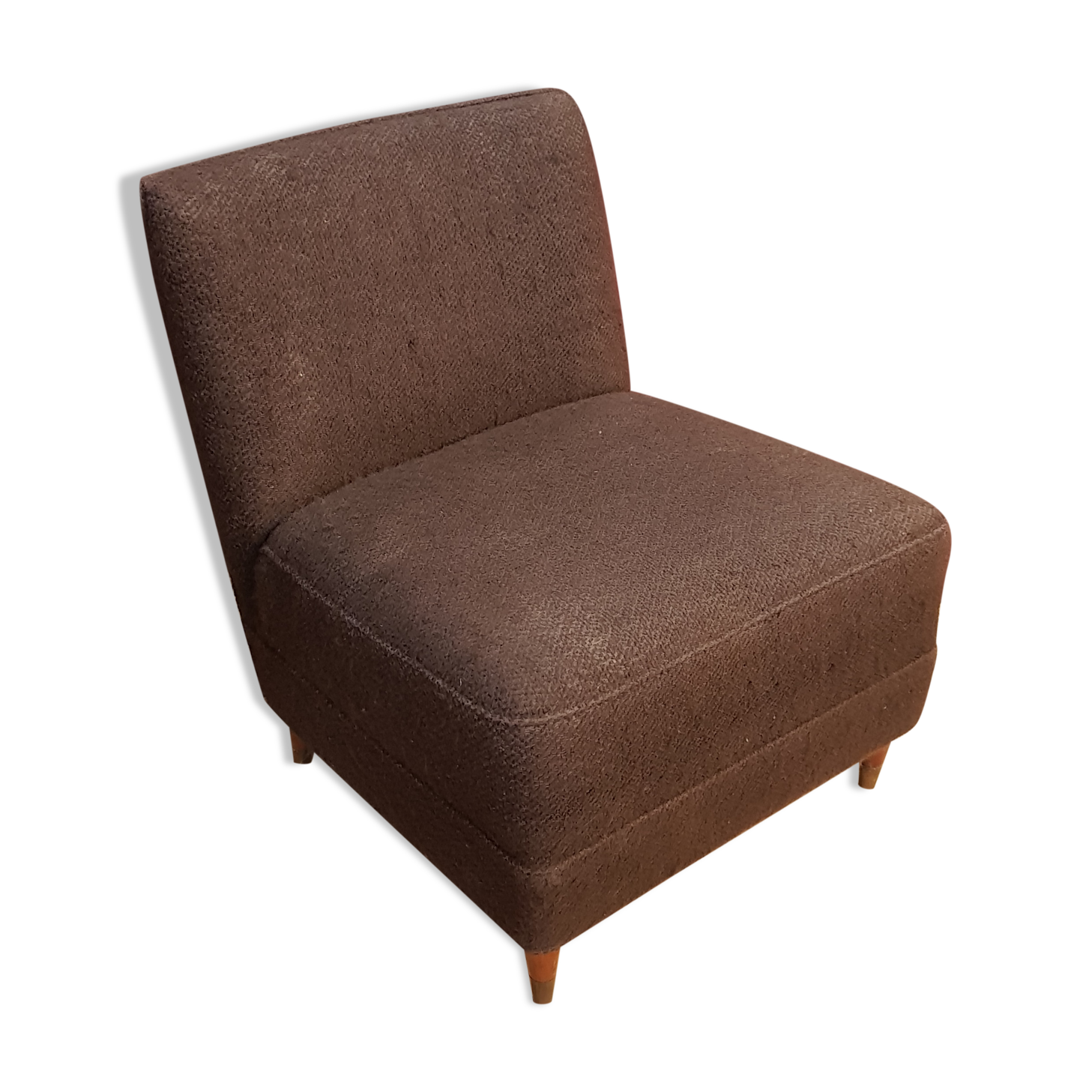 Italian design heater 70's chocolate