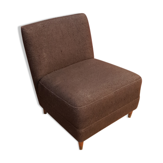 Italian design heater 70's chocolate