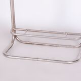 Original bauhaus dressing room wall, chrome-plated steel, czechia, 1930s