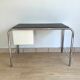 Modernist office 1970 chrome metal and skai