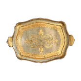 Top in gilded Florentine wood