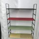 Étagère murale modulable métal perforé design 1960