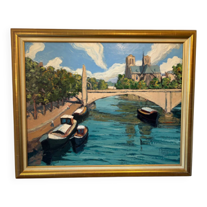 La Seine et notre Dame - paris