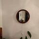 Teck, miroir éclairé, Italie, années 1960