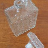 Rectangular whiskey decanter