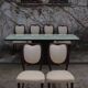 Dining Room Table and Mahogany Chairs by Fratelli Rigamonti, 1950s, Set of 7