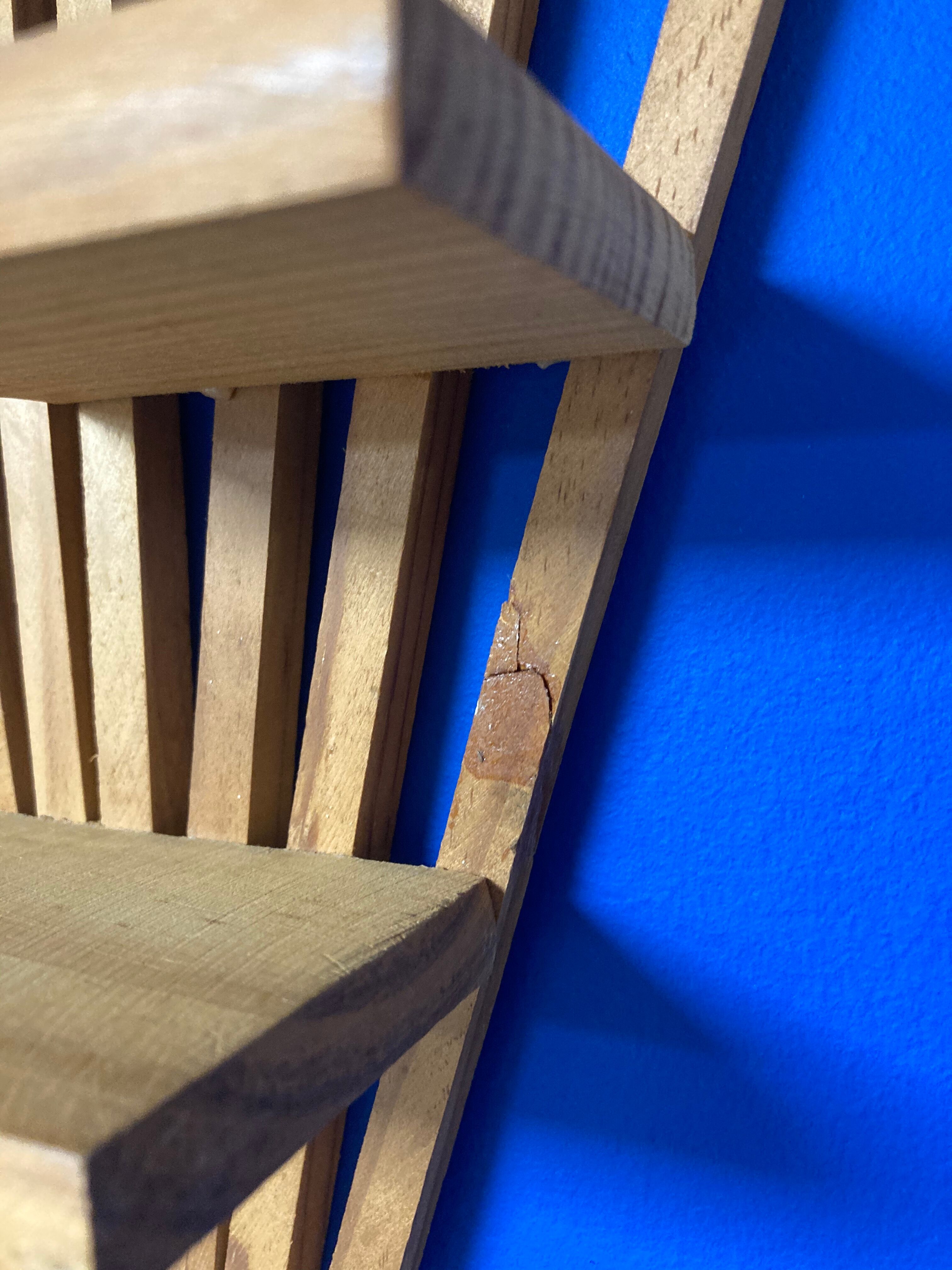 Pair of vintage wall shelves