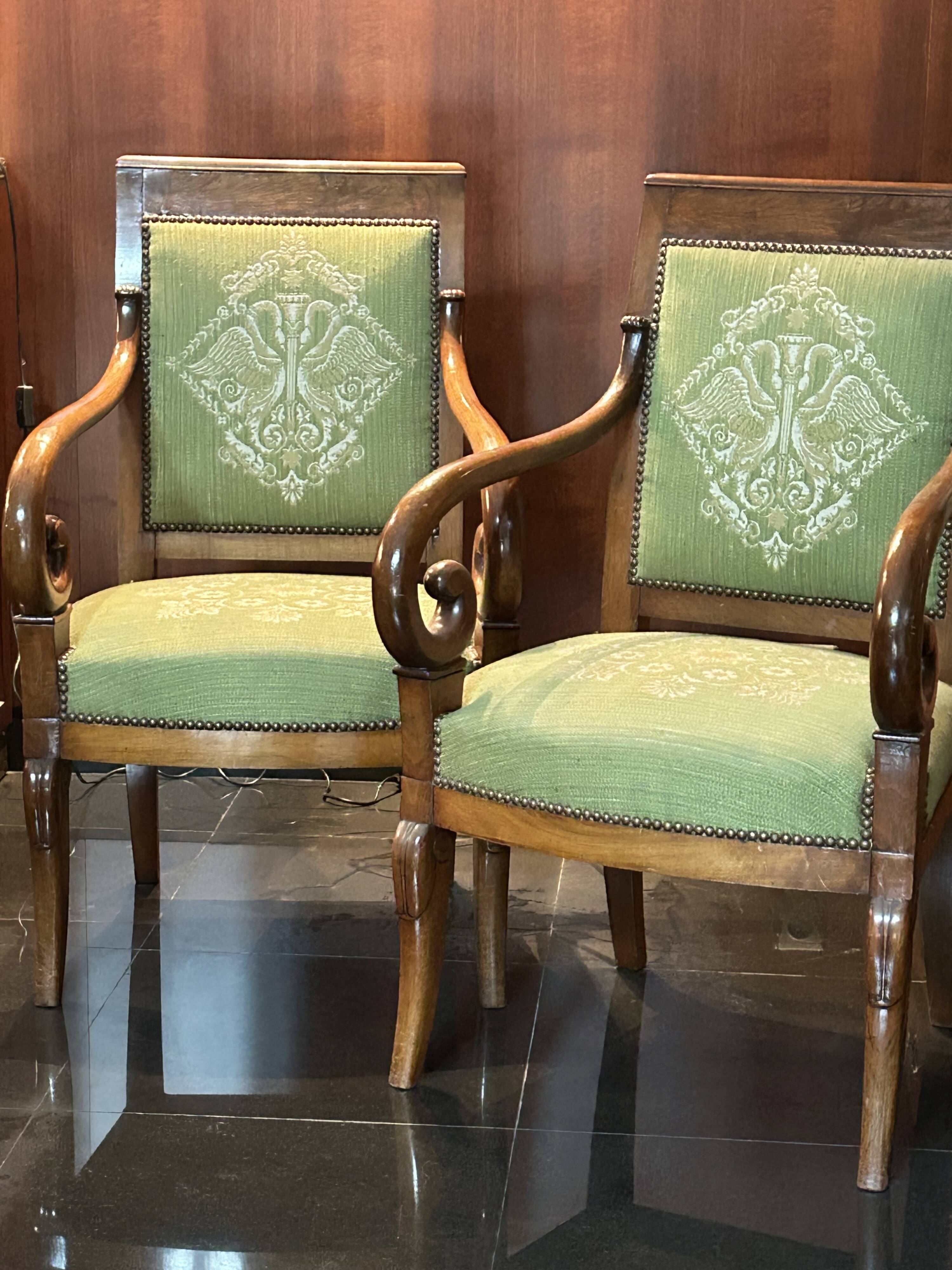 Pair of armchairs