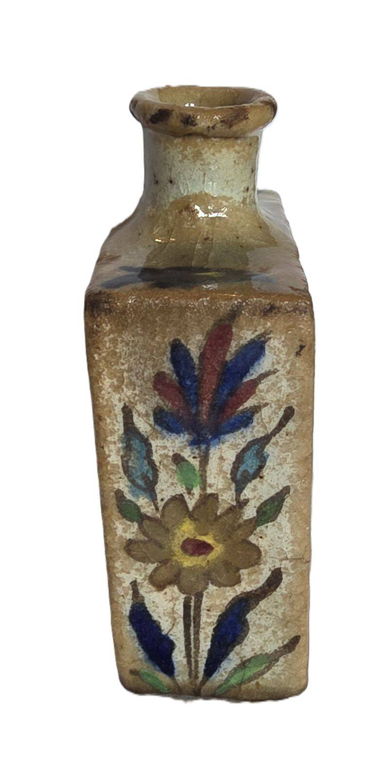 Iznik Bottle with Floral Motifs, 19th Century