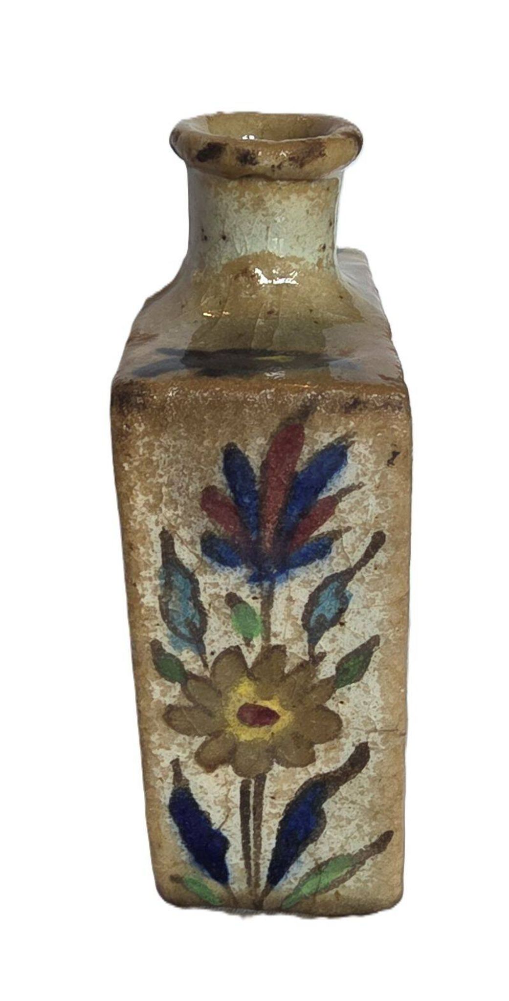 Flacon Iznik A Motifs Floraux XIXème