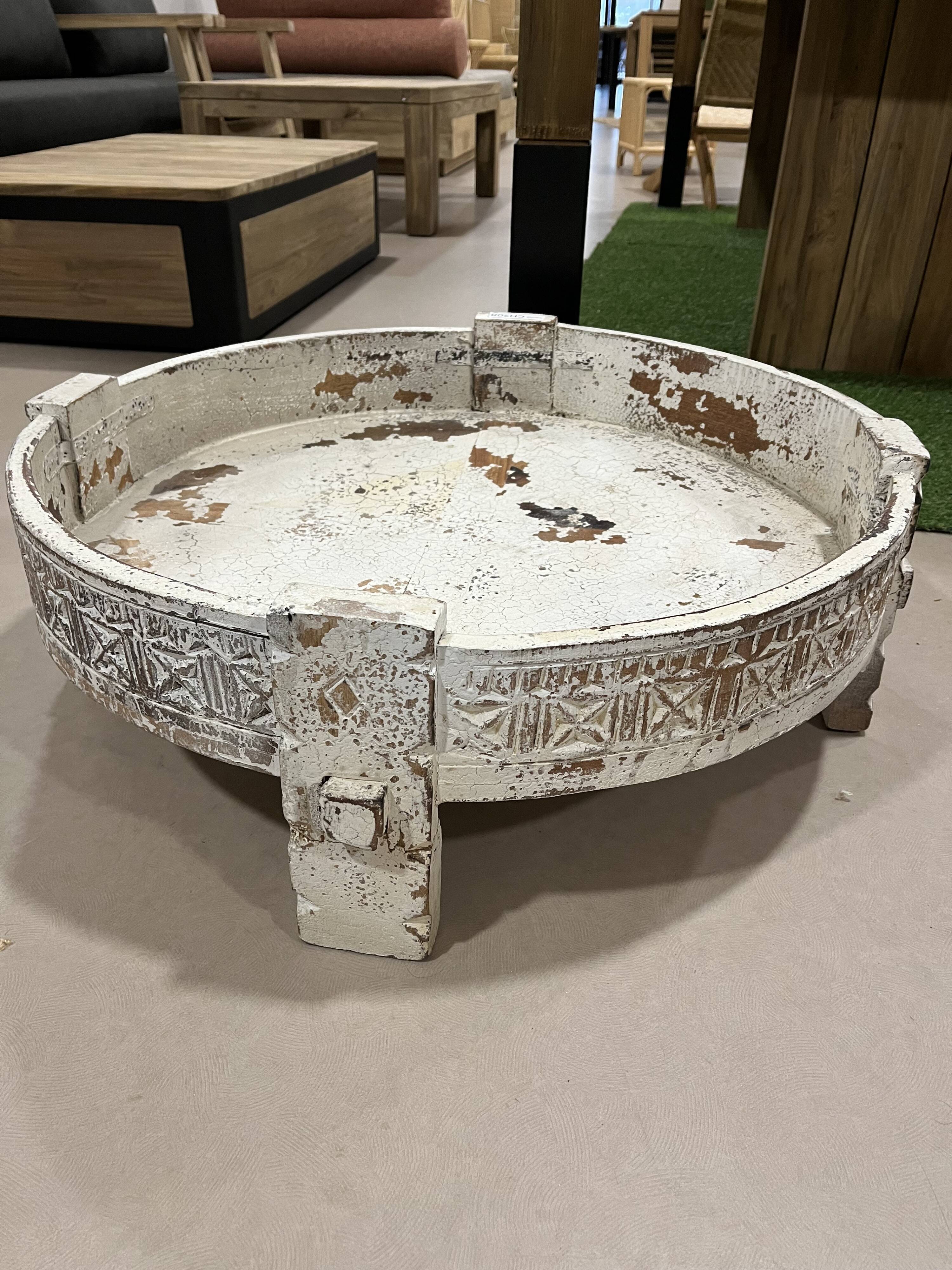 Round Indian coffee table