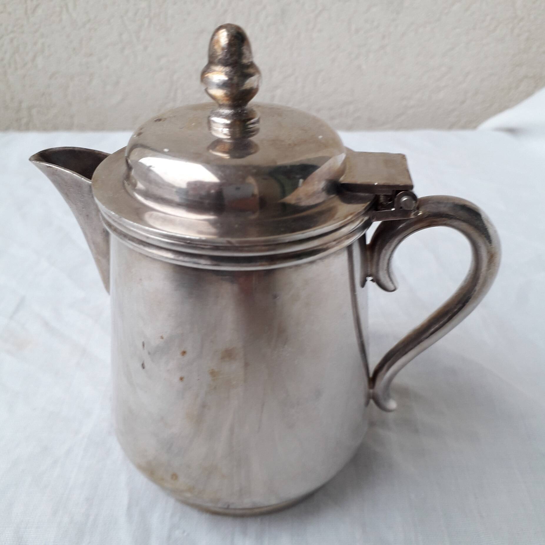 Pot à lait métal argenté Nakazato