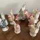 Coqs en porcelaine