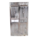 Ancienne porte avec volets en bois Vintage