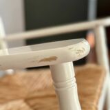 Chaise berçant rustique