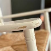 Chaise berçant rustique