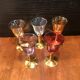 Lot de 5 verres à pied