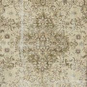 Vintage Turkish Handknotted Wool Rug. Rustic Area Carpet for Cozy Farmhouse Interiors