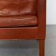 Model 2204 Wingback Chair by Børge Mogensen for Fredericia, 1970s