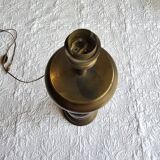Pretty old brass candlestick type lamp