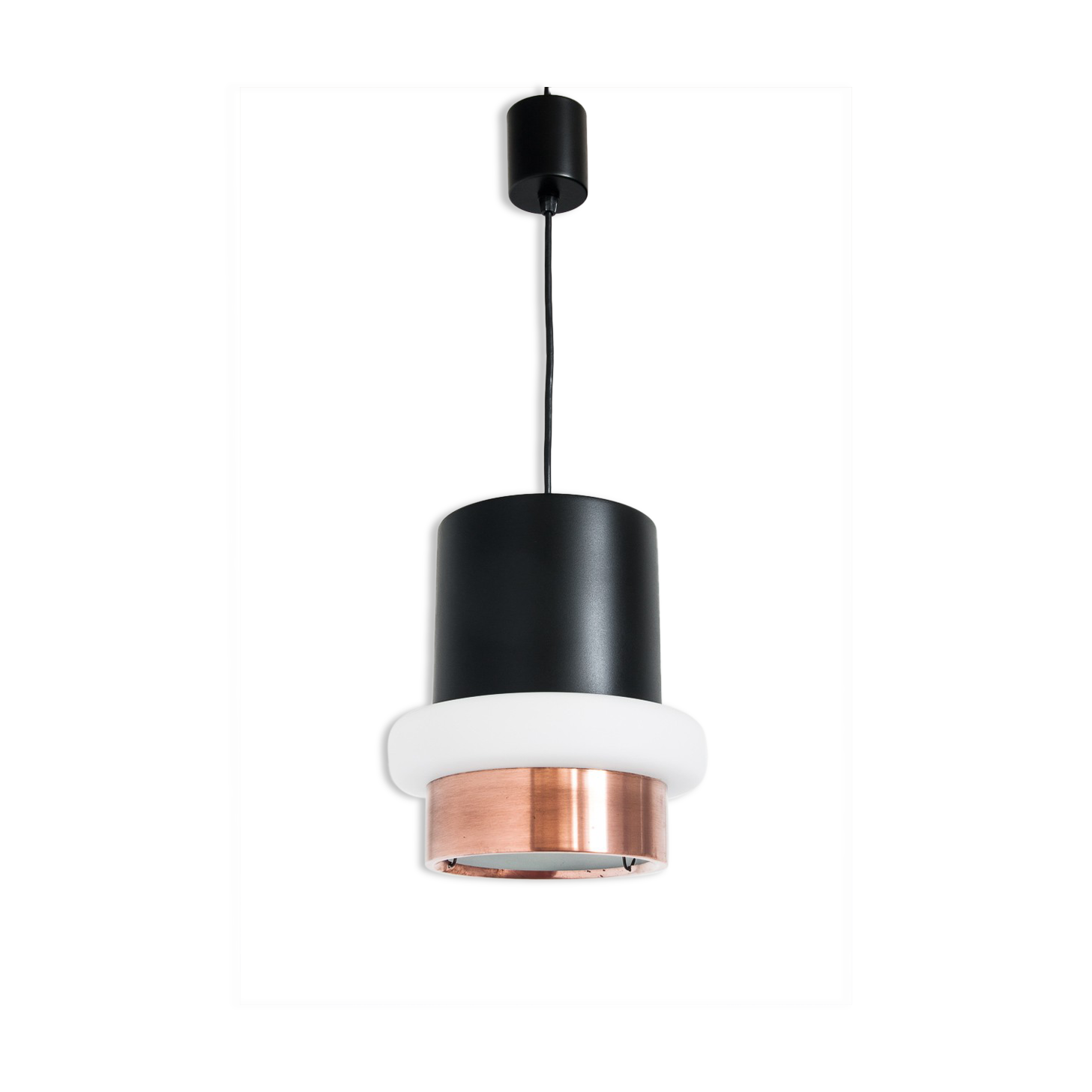 Vintage pendant lamp by Louis Kalff for Philips - Netherlands, 1960's