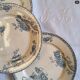Lot of old plates in iron earth
