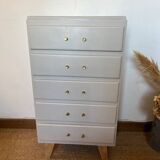 Vintage chiffonier with compass feet
