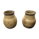 Paire de vases ancien le cep grès Jean Tessier vintage