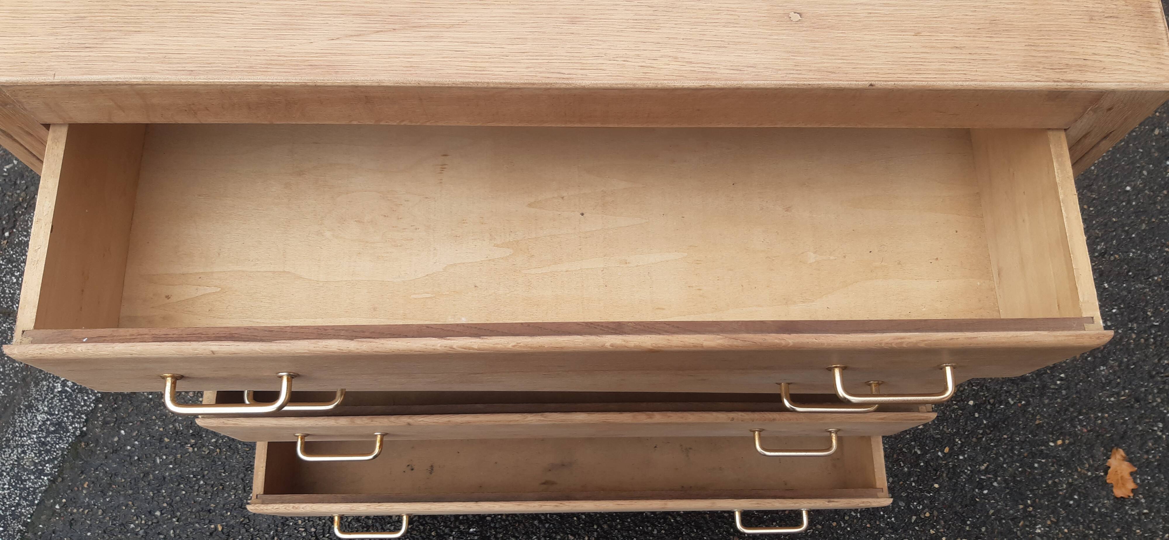 Commode vintage bois brut