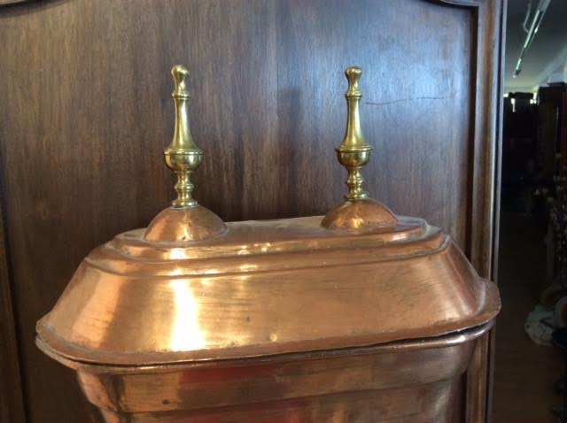 Old complete copper fountain
