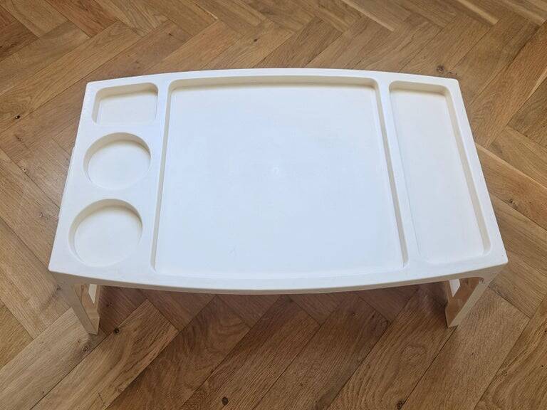 Midcentury Folding Bed Breakfast Table Tray Dansol, Canada, 1970s