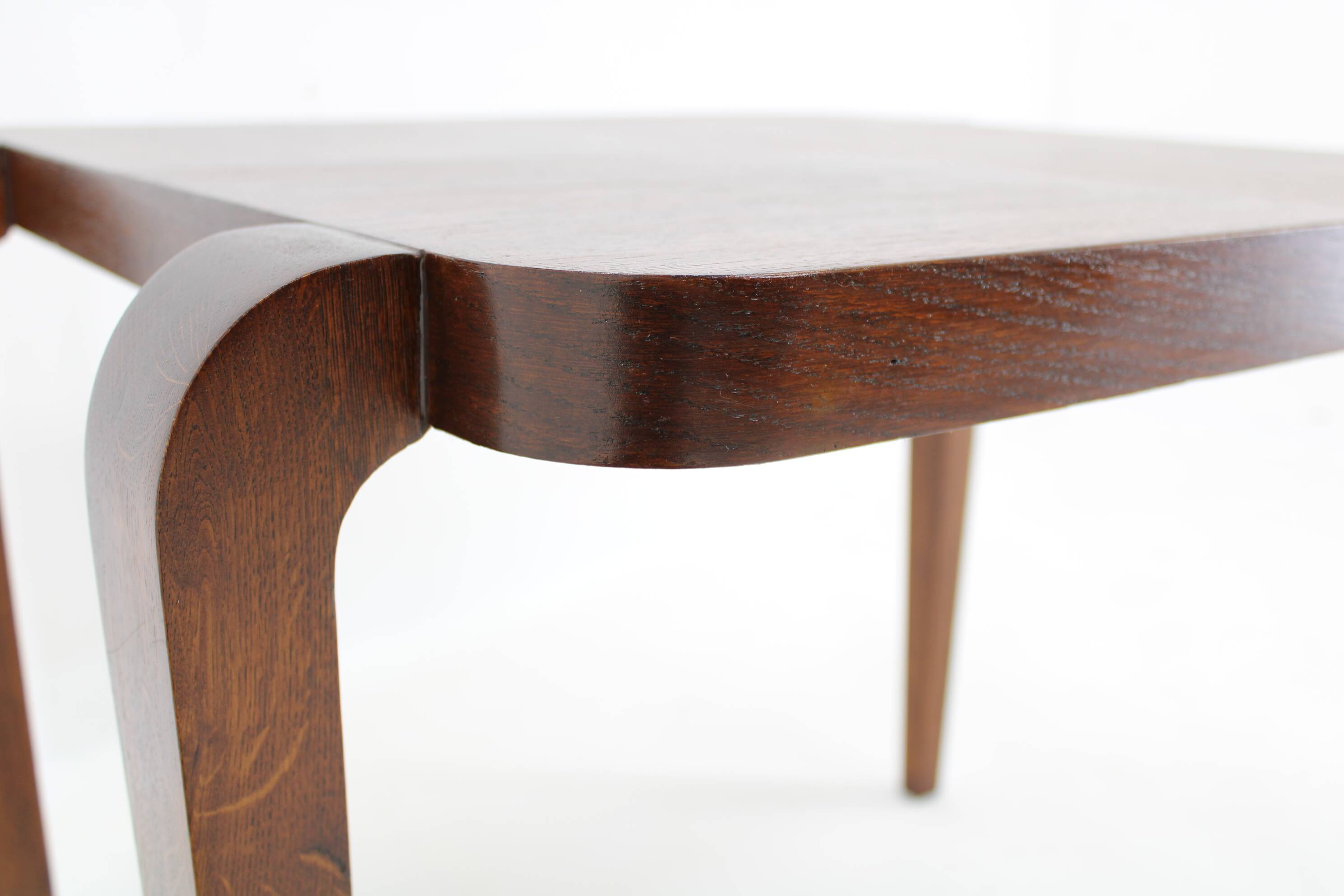 1940s rare art deco "spider" table, czechoslovakia