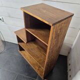 Pair of 1960s solid oak bookcases
