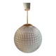 Holophane ball suspension chandelier 1970 vintage