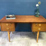 Desk 4 drawers with bevelled base